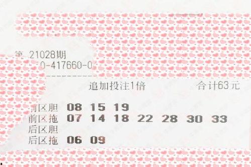 大乐透28开奖结果双,惊喜连连，幸运儿诞生！